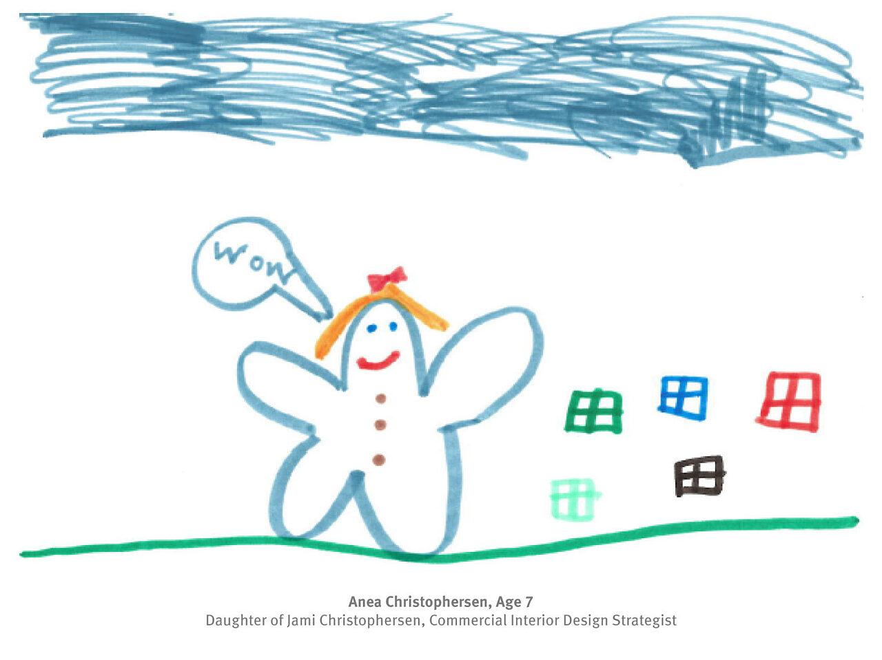 Christmas drawing for Pigott holiday card