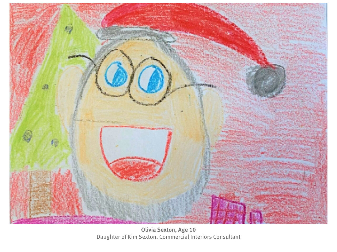 Christmas drawing for Pigott holiday card.