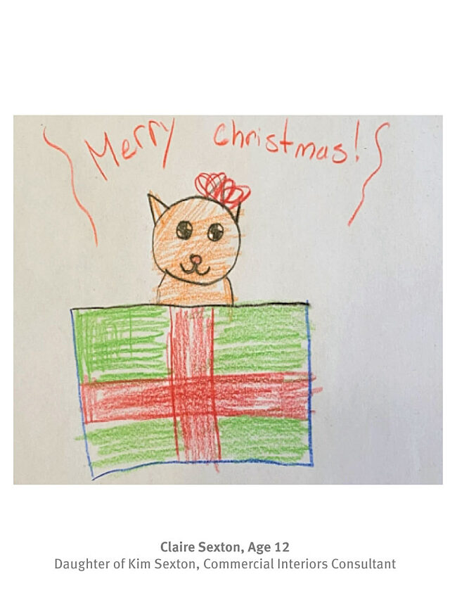 Christmas drawing for Pigott holiday card