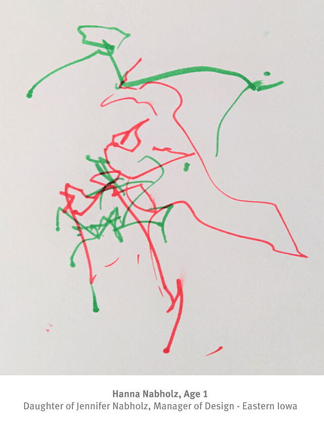 Christmas drawing for Pigott holiday card