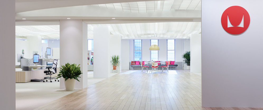 bright, airy, and colorful living office herman miller certified dealer